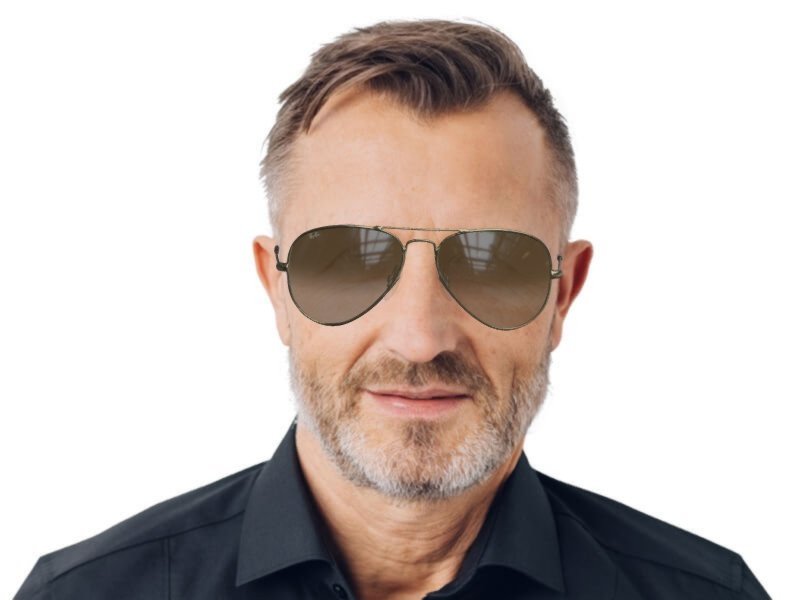 Akiniai nuo saulės Ray-Ban Original Aviator RB3025 - 001/51